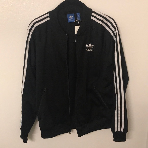 adidas supergirl track jacket red